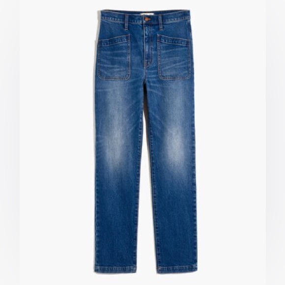 Madewell Denim - NWOT Madewell Classic Straight Full-Length Jeans in Marfield Wash Women’s 30